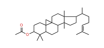 9,19-Cyclolanost-24-en-3-ol acetate